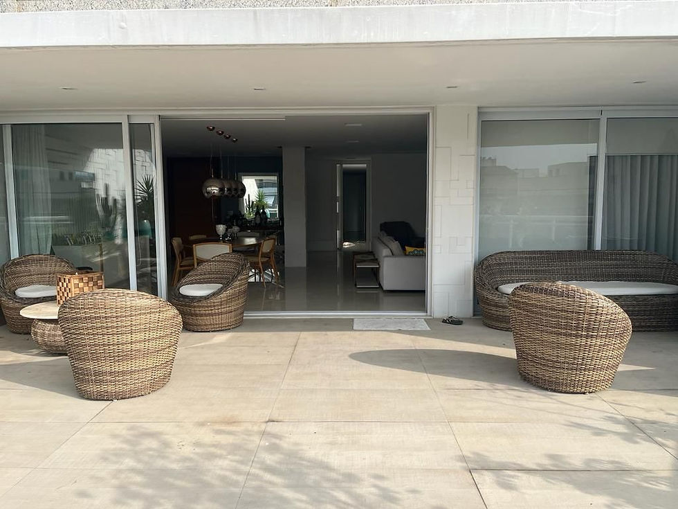 1 Terraço integrado a varanda