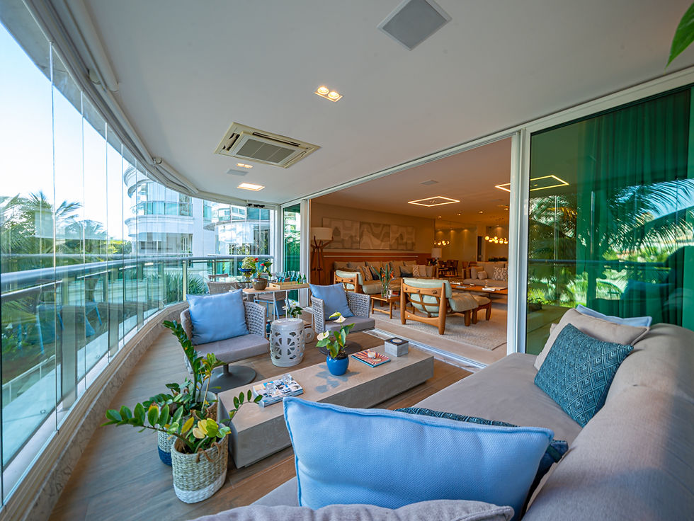 3 Varanda integrada à sala