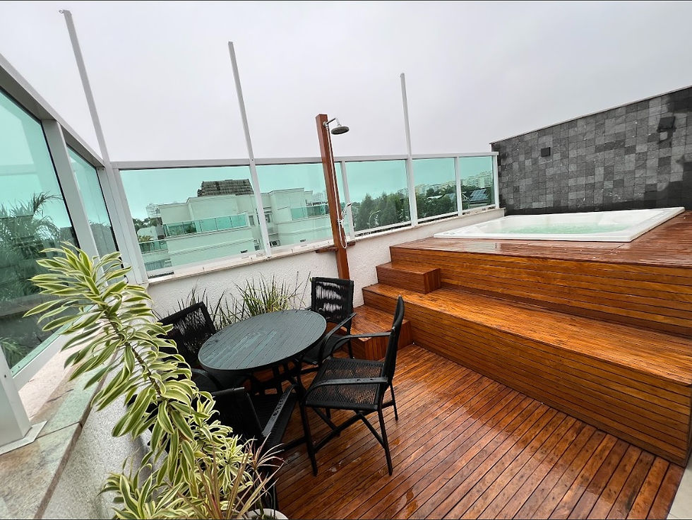 1 Piscina no terraço