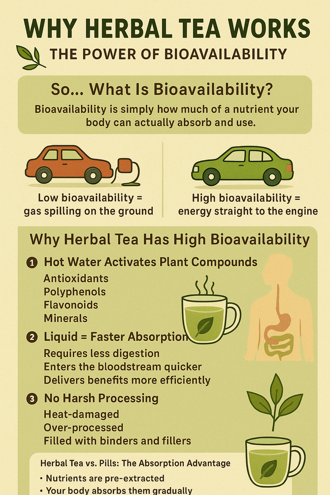 Why Herbal Tea Works: The Power of Bioavailability ☕🌿