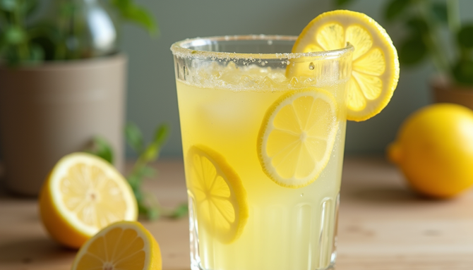 Herbal Palmers lemonade