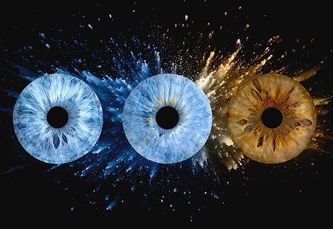 Tableau iris trio personnalisé