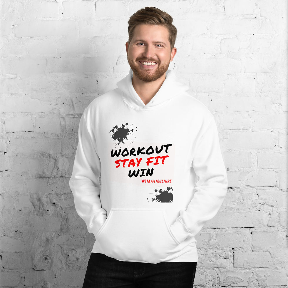 Thumbnail: Work Out, Stay Fit, Win - Unisex Hoodie