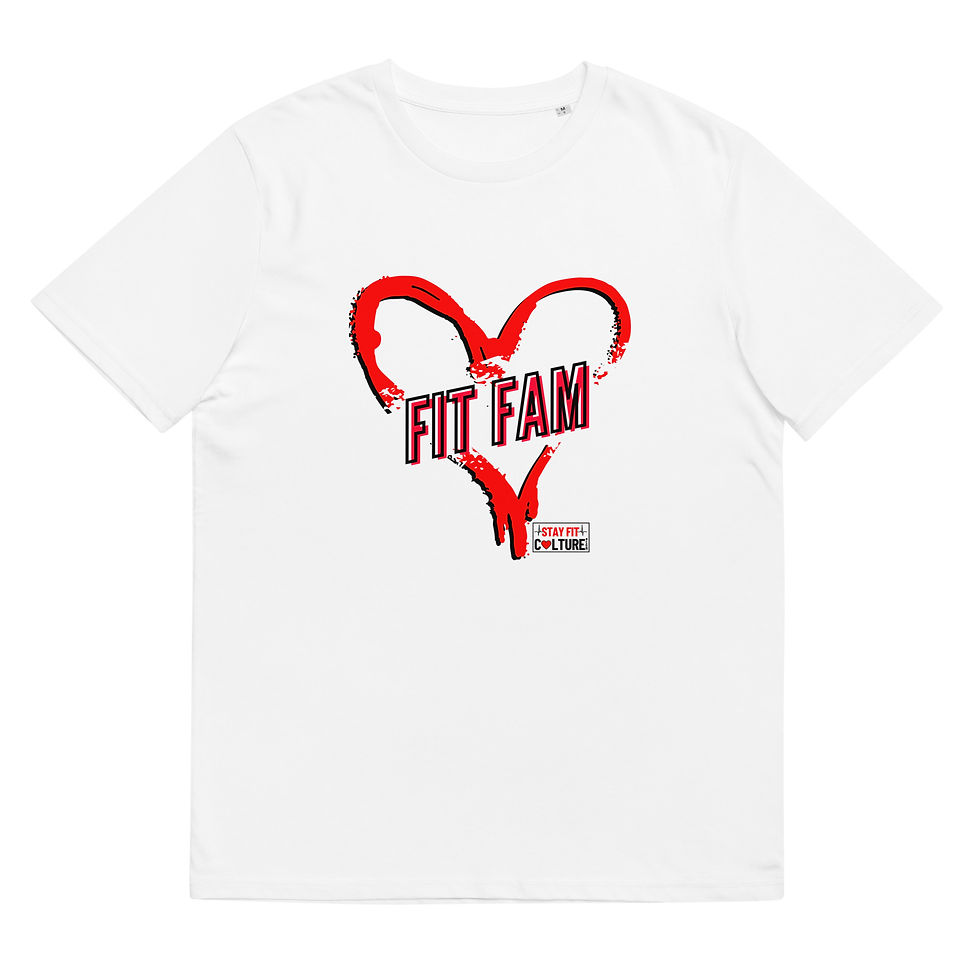 Thumbnail: Fit Fam Unisex organic cotton t-shirt
