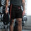 Thumbnail: Stay Fit Men's Athletic Long Shorts - Black