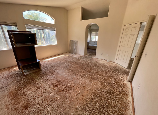 Living Space in a Temecula Home under construction
