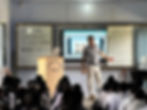 Mohan Sir demonstrates effective techniques for teaching mathematical concepts using technology tools to an attentive group of students at Govt. Model Sr. Sec. School, Gangath on 25th July 2025