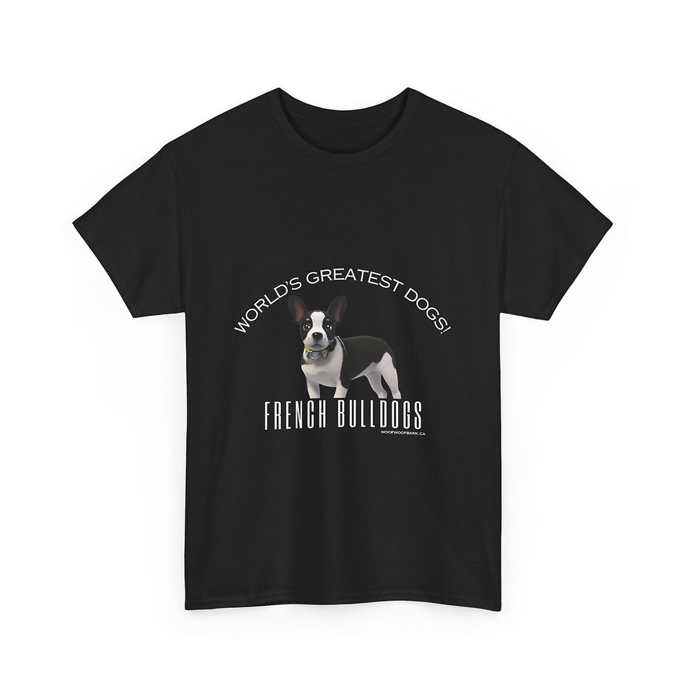 Thumbnail: Boston Terrier T-shirt - Cartoon Dog Gift - Ships from Canada
