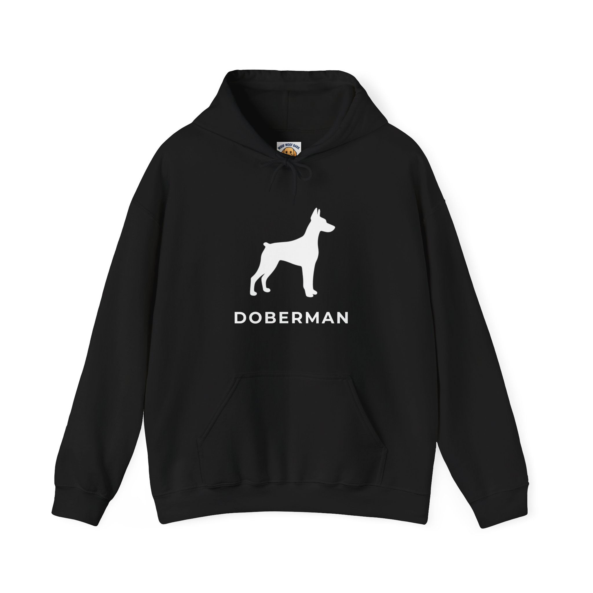 Doberman Hoodie | Silhouette Dog Gift | Ships from Canada