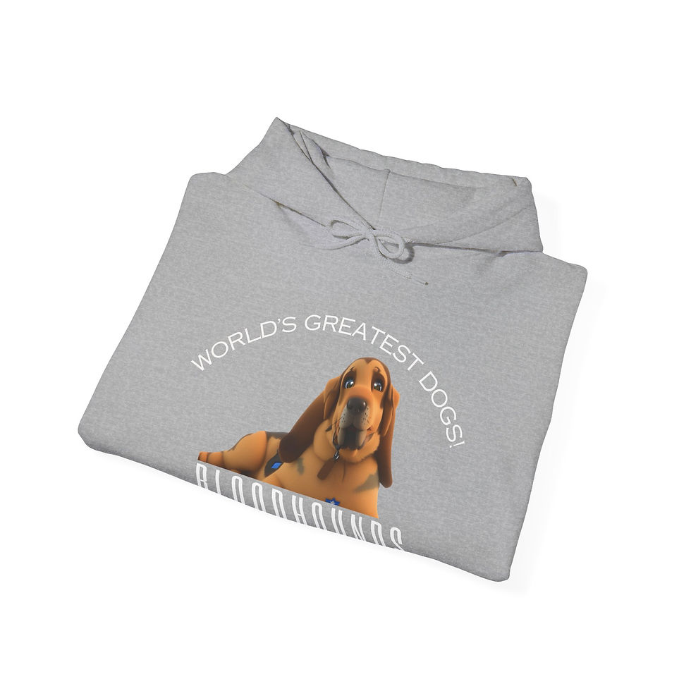 Thumbnail: Bloodhound Hoodie | Cartoon Dog Gift | Ships from Canada