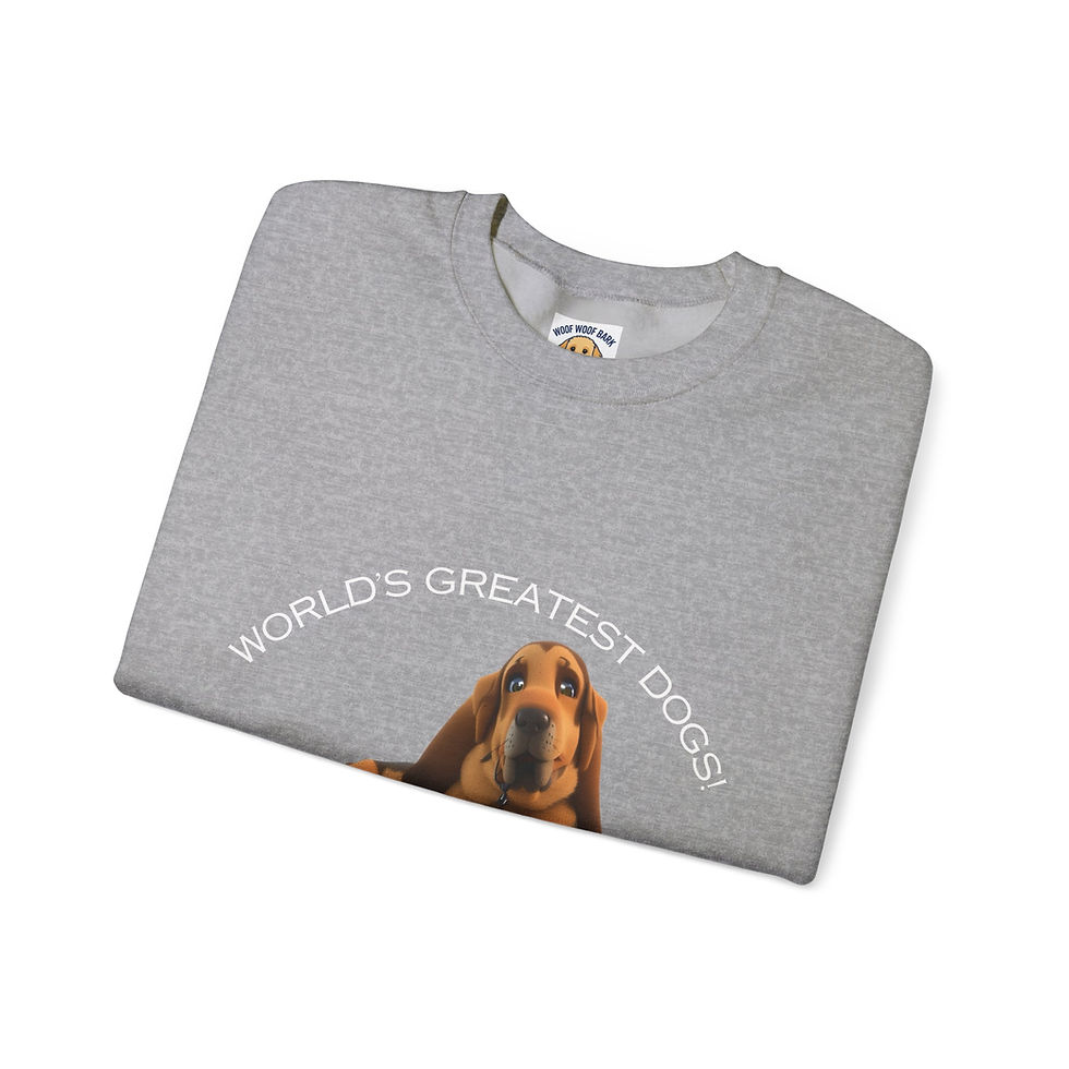 Thumbnail: Bloodhound Sweatshirt | Cartoon Dog Gift | Ships from Canada
