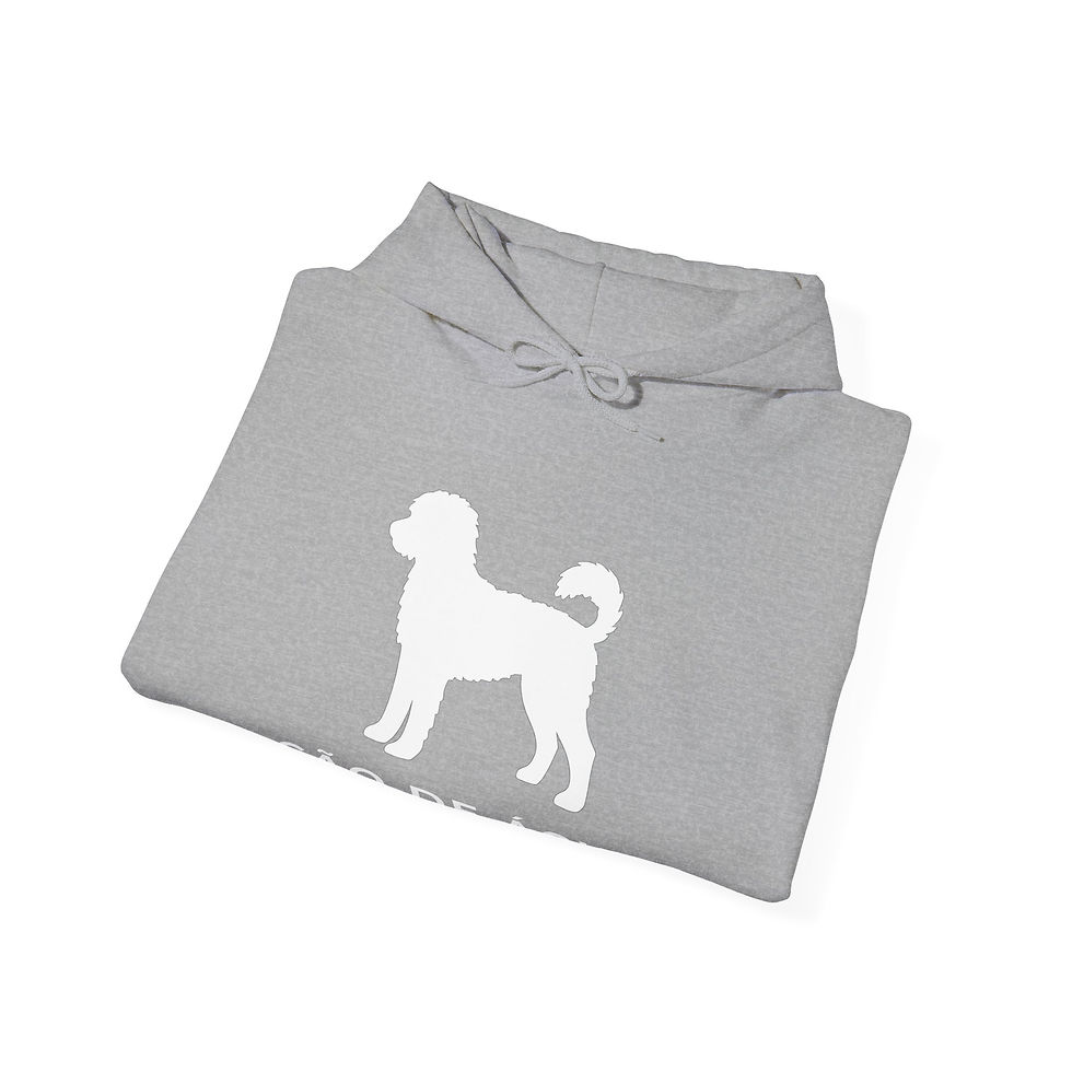 Thumbnail: Portuguese Water Dog Hoodie | Silhouette Dog Gift | Ships from Canada