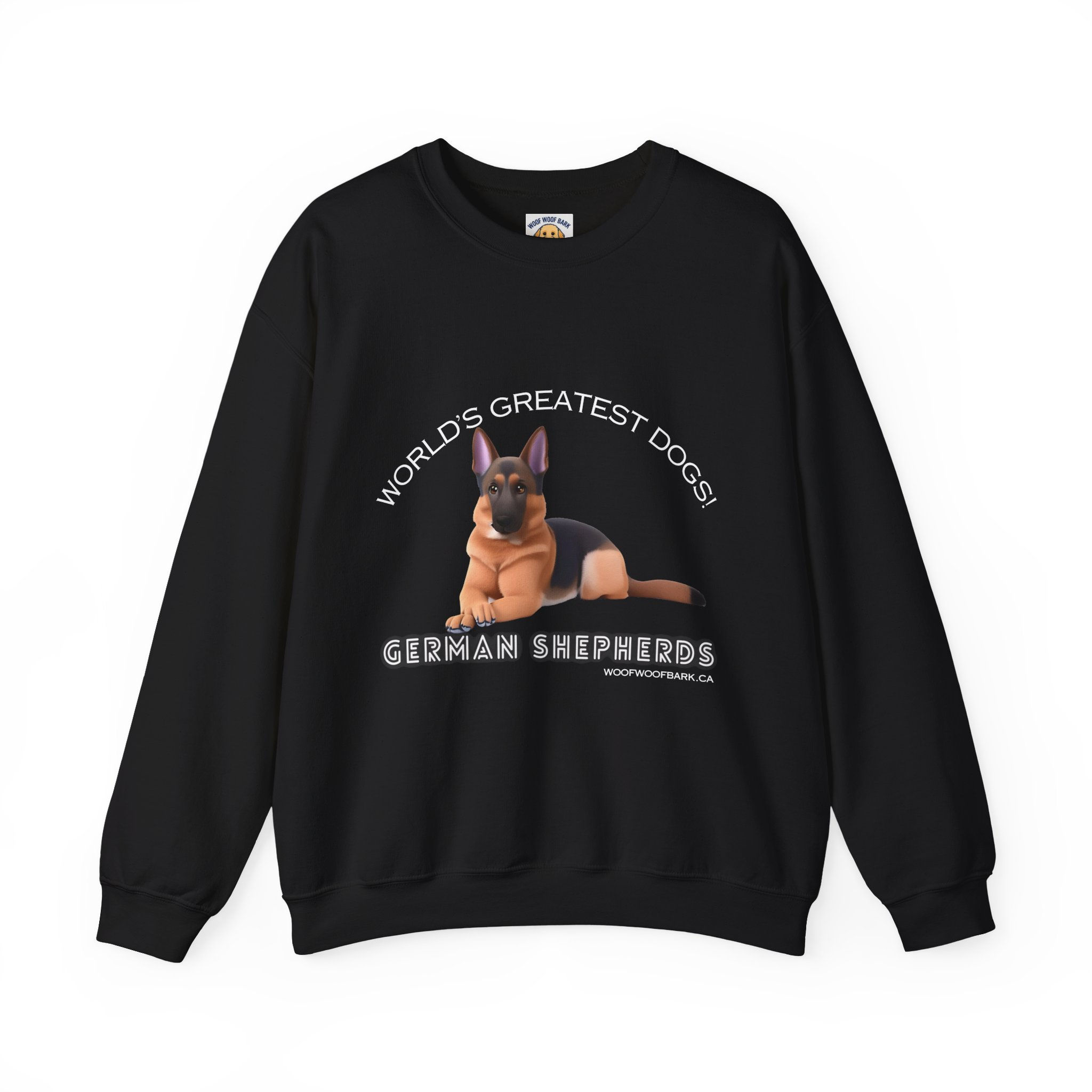 German Shepherd Sweatshirt | Cartoon Dog Gift | Ships from Canada