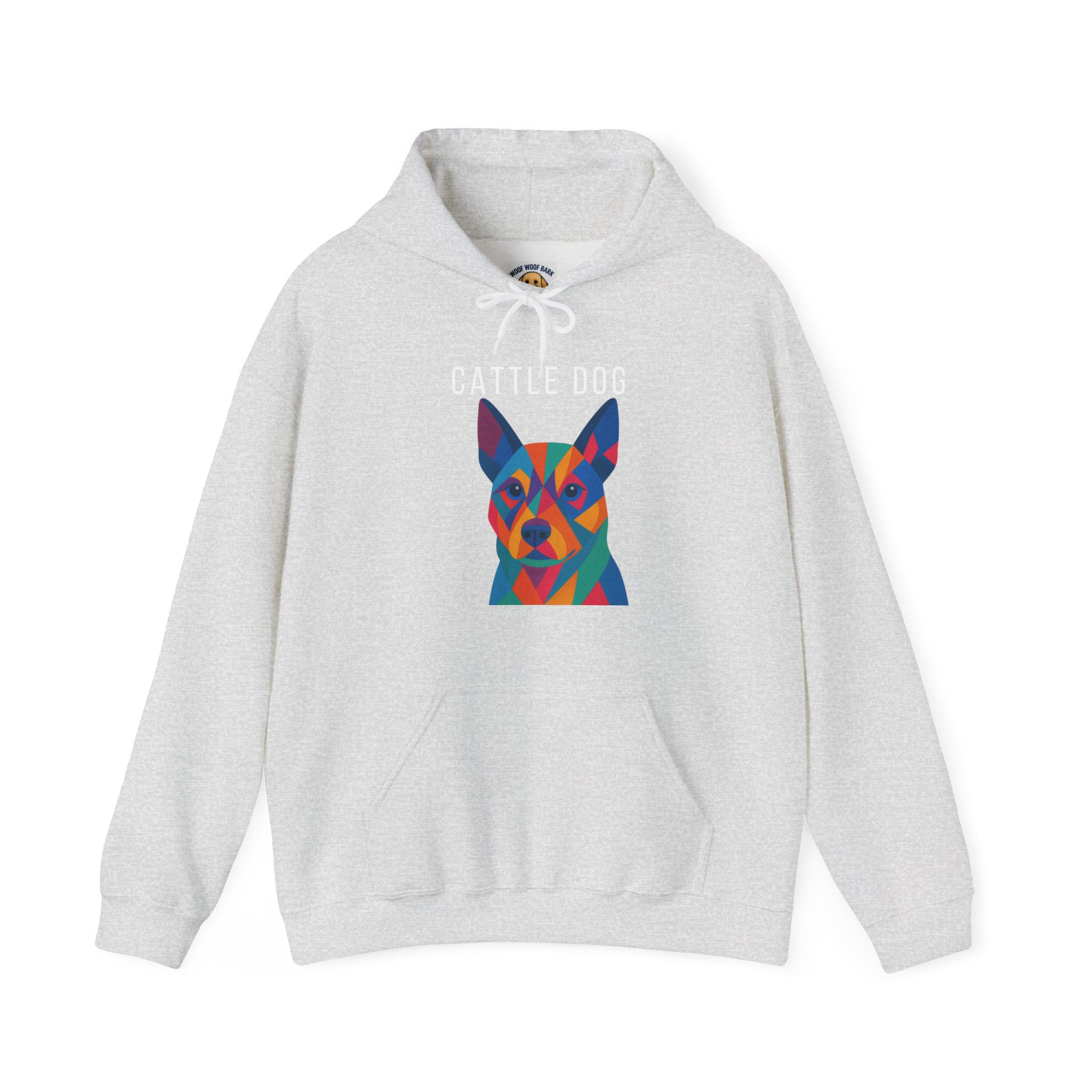 Australian Cattle Dog Hoodie - Cubism Design - Ships from Canada