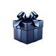 dark blue gift box