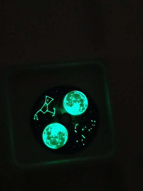 Disque de lune luminescent Orion