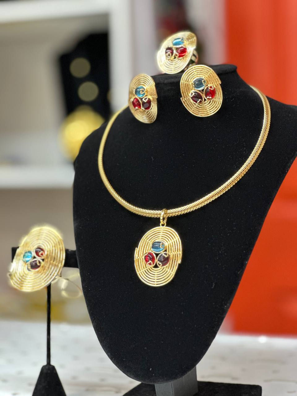 Thumbnail: DIDI DEDIGN Sefed (Oval) Jewlery Set