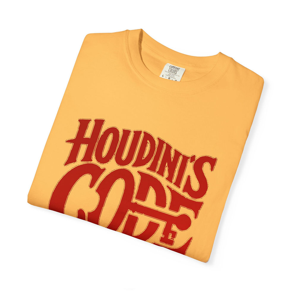 Thumbnail: Houdini's Code Unisex Garment-Dyed T-shirt