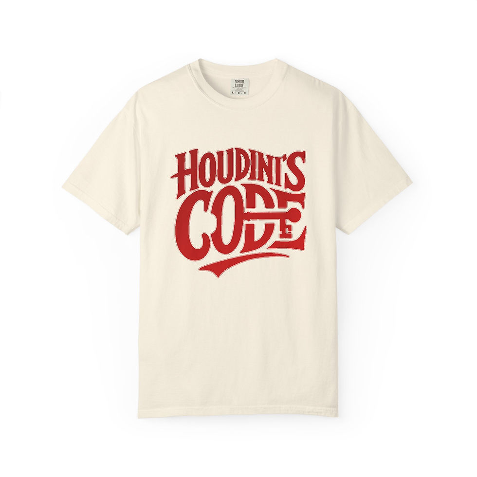 Thumbnail: Houdini's Code Unisex Garment-Dyed T-shirt