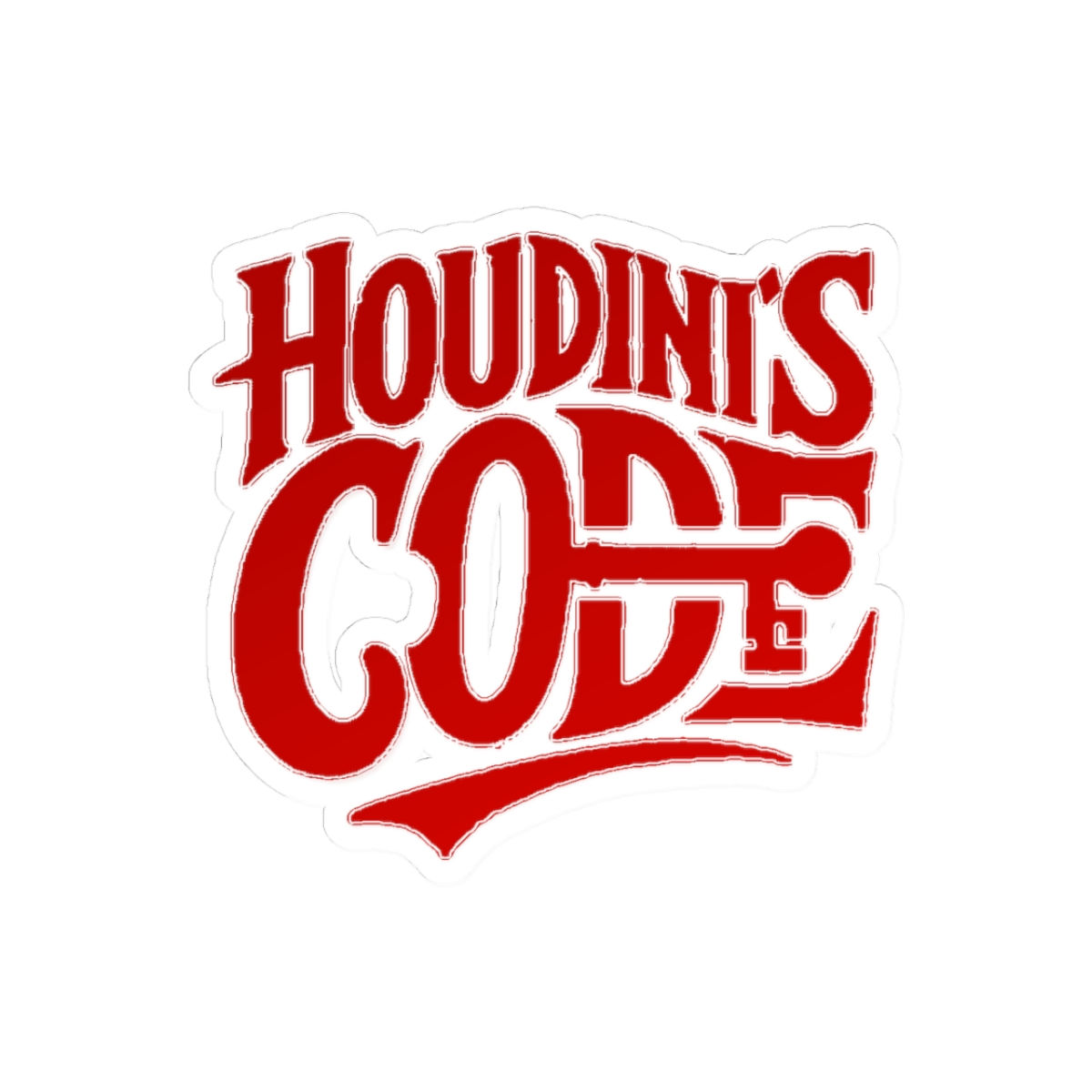 Kiss-Cut Stickers - Houdini's Code - Unique Decals