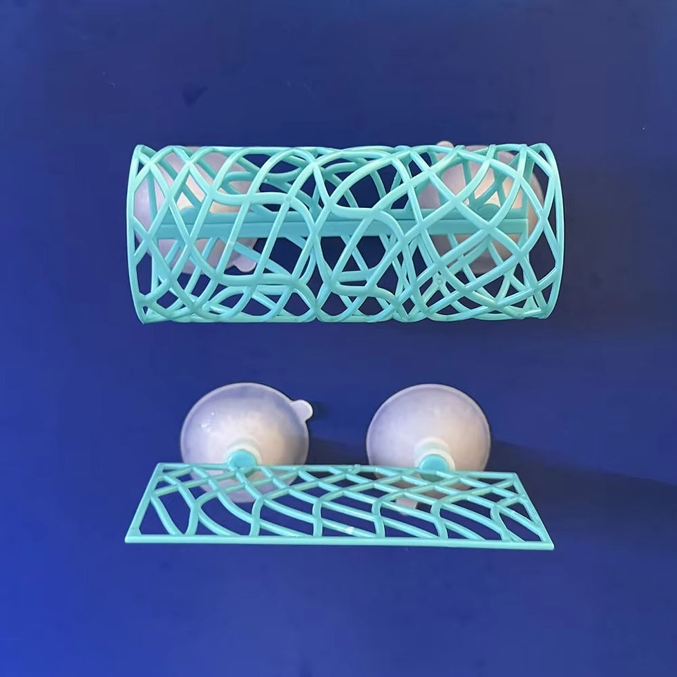 Thumbnail: Betta Fish Hideout Cave with Hammock Bed Hollow Tunnel Fish Tank Accessories Aqu