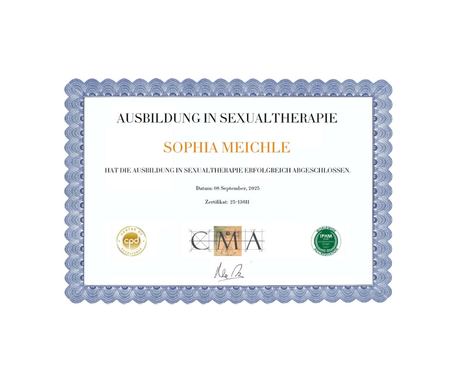 Zertifikat Ausbildung in Sexualtherapie