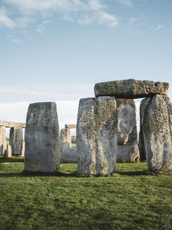 Ancient stone structure at sunrise representing timeless wisdom, grounding, and the foundations of mindful living.
