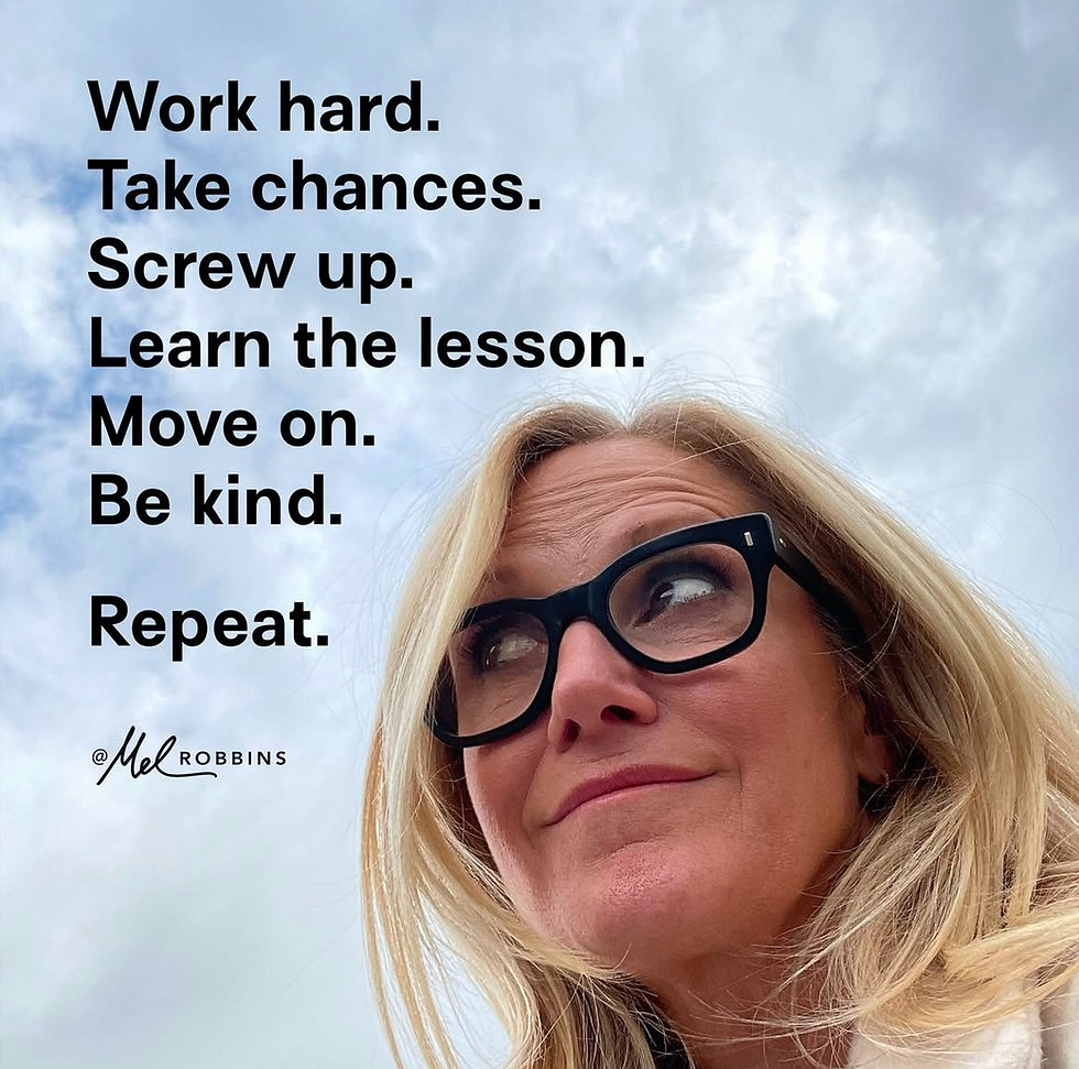 MEL ROBBINS/ @melrobbins on Instagram