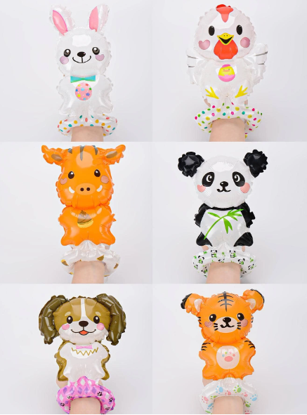 Miniatura: Globo Brazalete Animalitos 5piezas variadas