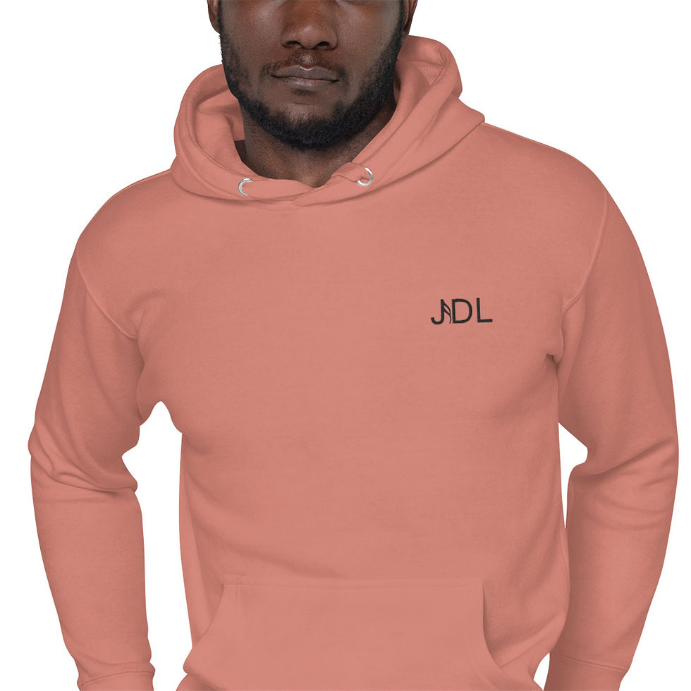 Astronaut Back Hoodie Light Rose
