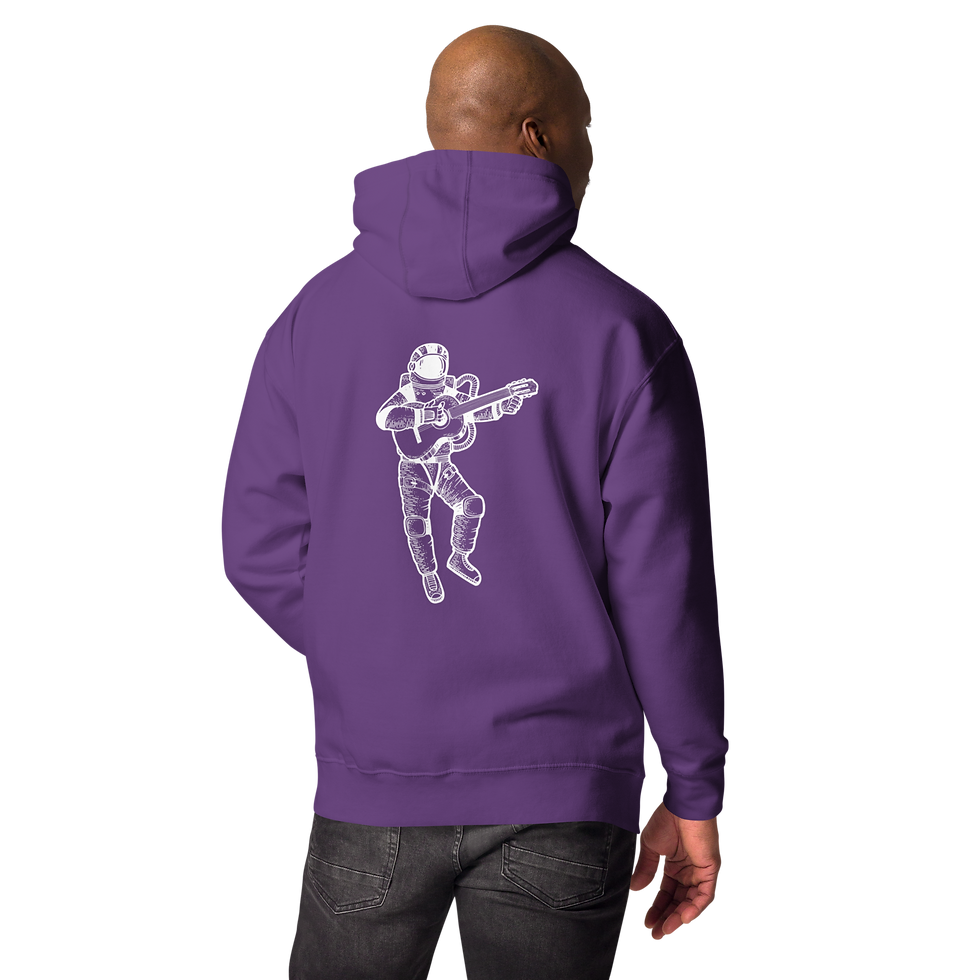 Thumbnail: Astronaut Back Hoodie Dark Purple