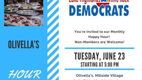 Monthly Social at Olivella's June 23, 2026 at 5 pm!