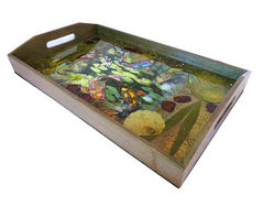 fish koi serving tray