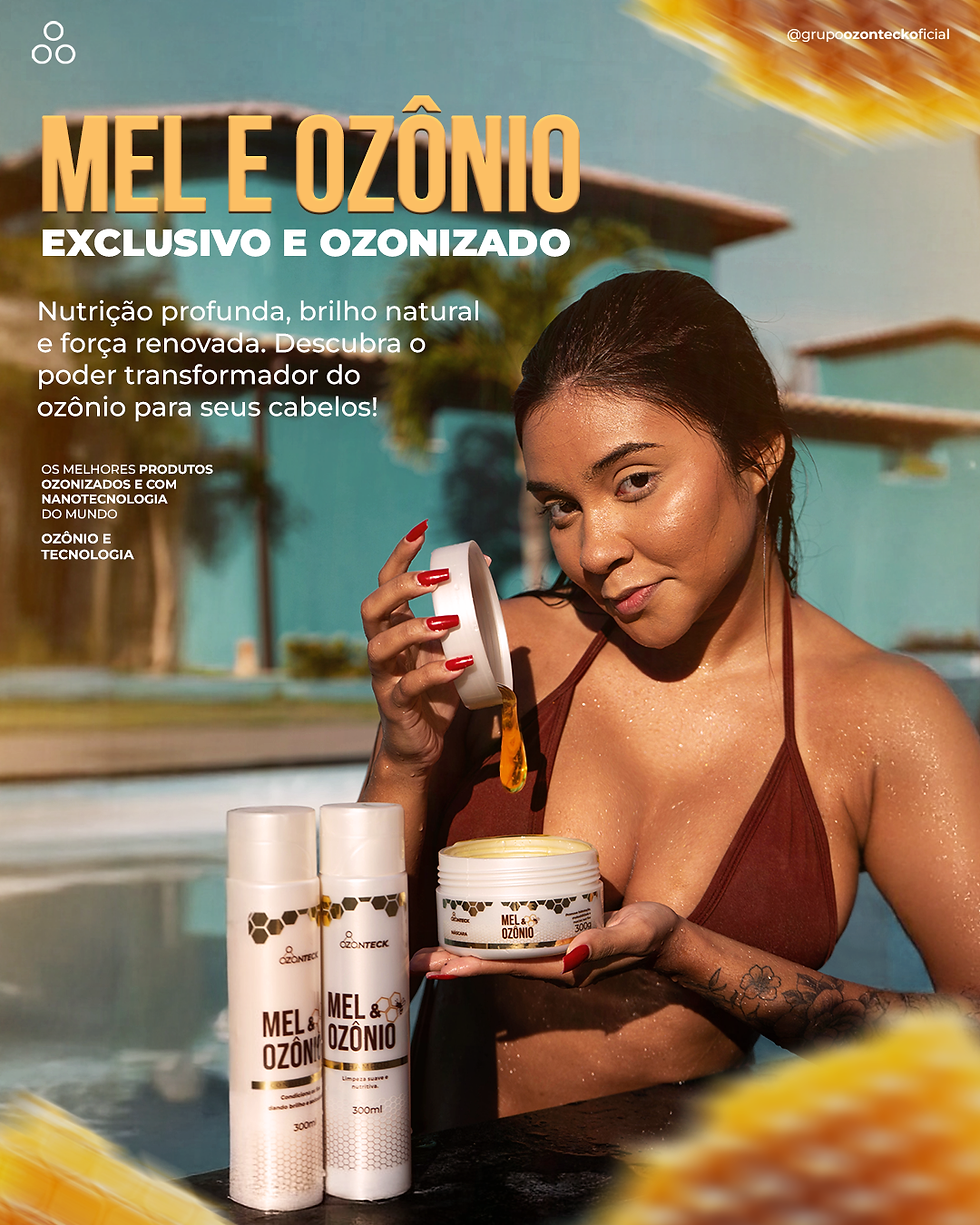 Máscara Capilar Mel & Ozônio da Ozonteck