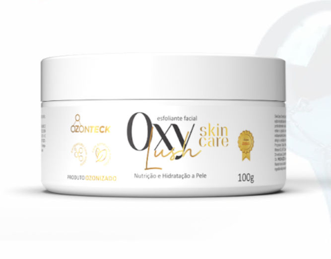 Esfoliante Facial Cristais de Quartzo e Óleo Girassol Ozonizado 100g Oxy Lush Ozonteck