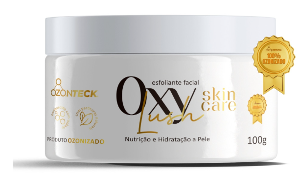 Miniatura: Esfoliante Facial Cristais de Quartzo e Óleo Girassol Ozonizado 100g Oxy Lush Ozonteck