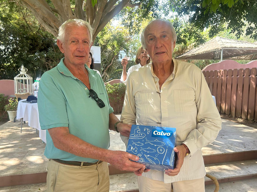 Juan Orbaneja y Ricardo Arranz, patrocinador del campeonato