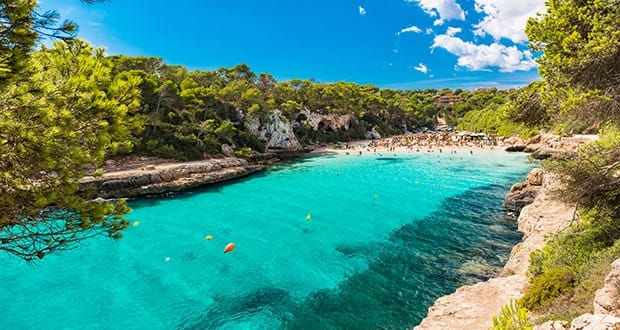 Cala Llombards in Mallorca Spain