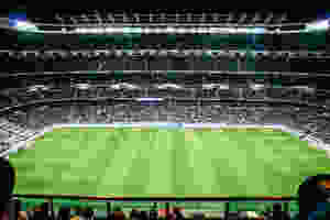 Real Madrid's Stadium during a game
