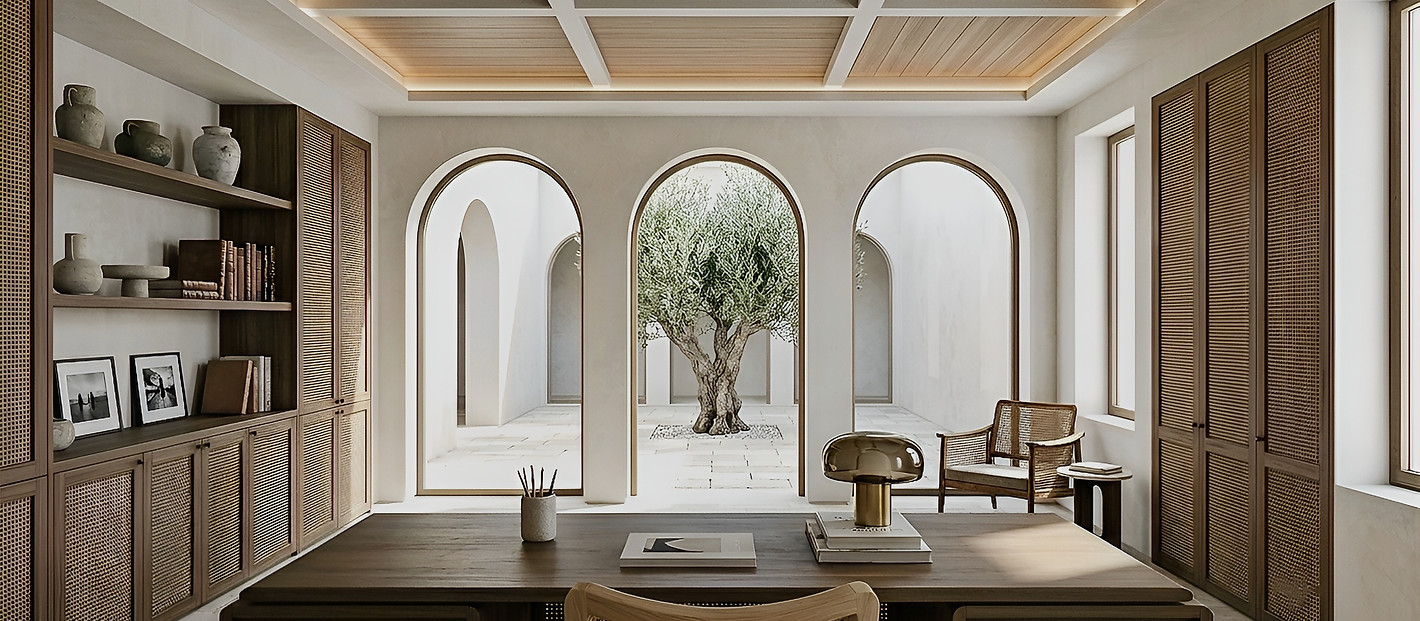 Luxury home office, Qatar