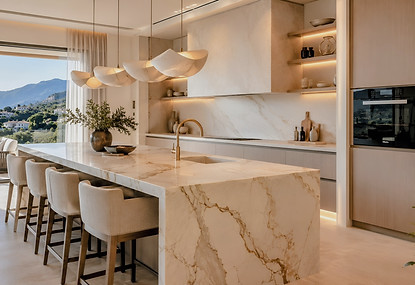 Luxury modern contemporary kitchen, Spain