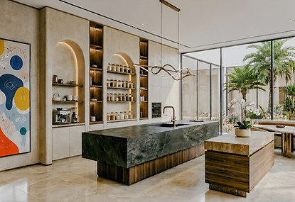 Luxury modern contemporary Kitchen, UAE