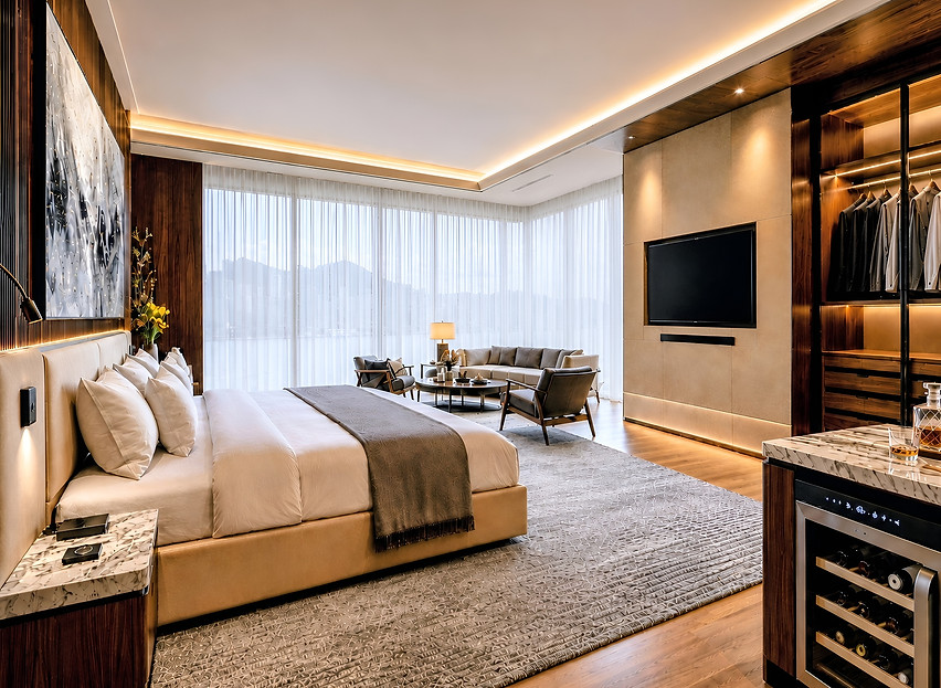 Luxury Master Bedroom Suite, Hong Kong