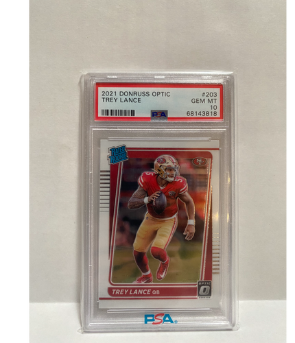 Trey Lance psa gem mt 10 | ccbcardcollectables