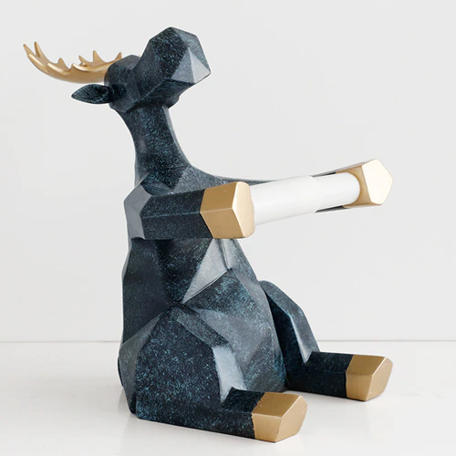 Thumbnail: Animal statue Craft Toilet Paper Holder Table living room office restaurant 