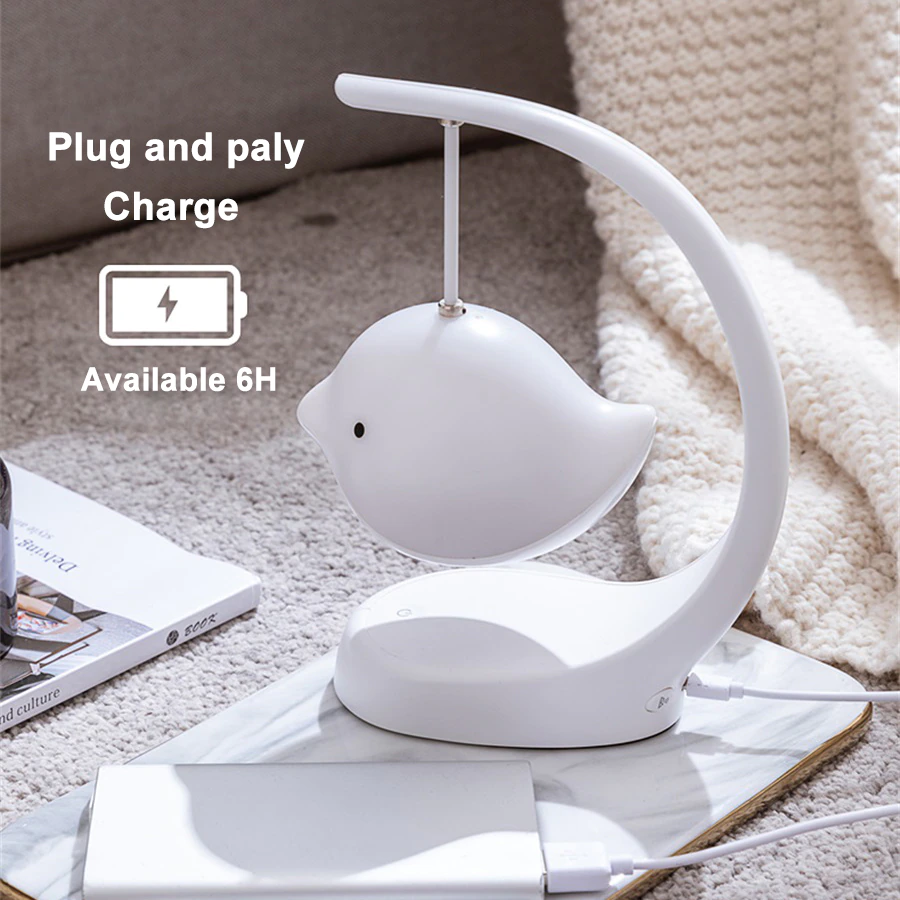 Thumbnail: Smart Bluetooth-Compatible Music Led Night Light Colorful Speaker Touch Control 