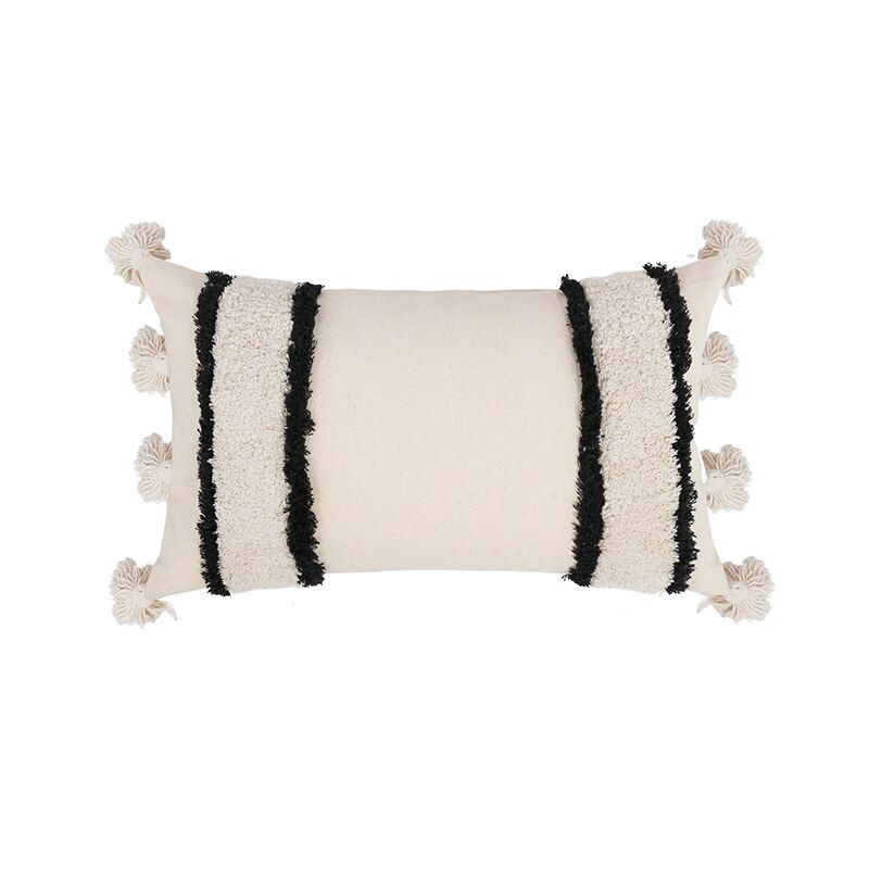 Thumbnail: Bohemian Nordic Throw Pillow Case Morocco Tufted Pillow Case Home Decor
