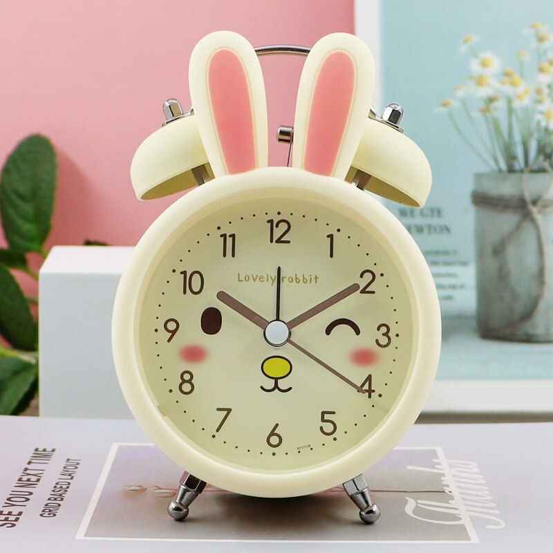 Thumbnail: Children's Alarm Clock Cartoon Alarm Clock Rabbit Ear Alarm Clock Bunny