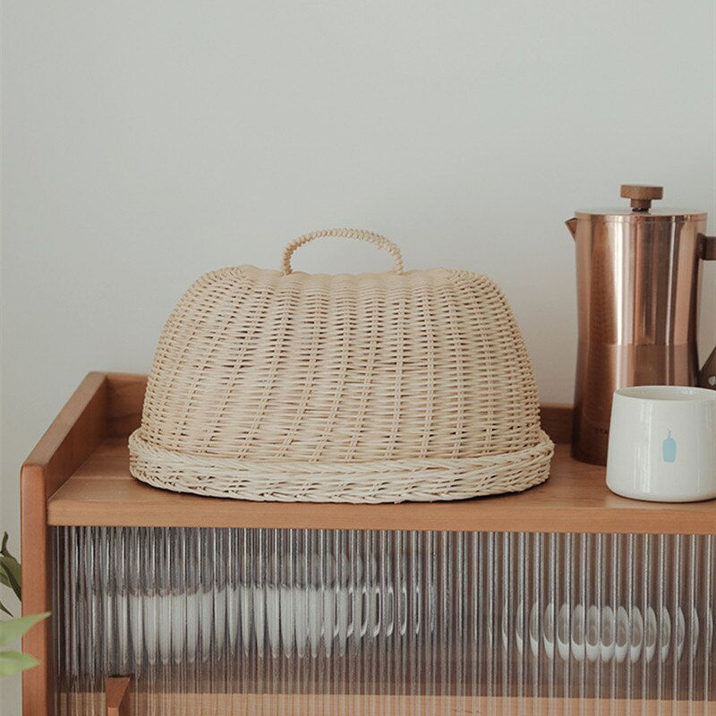 Thumbnail: Bread Basket Dust Proof Cover Pantry Organizer Kitchen Storage