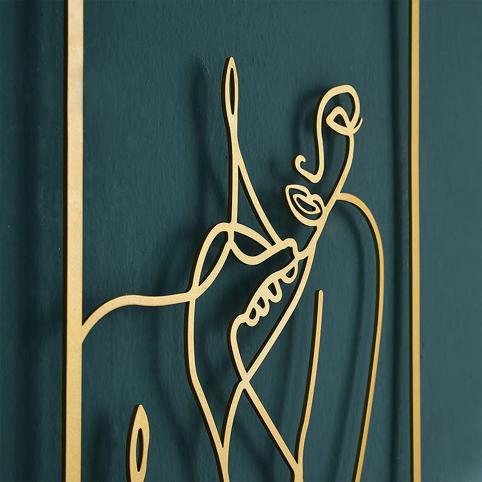 Thumbnail: Modern Abstract Metal Wall Decor 